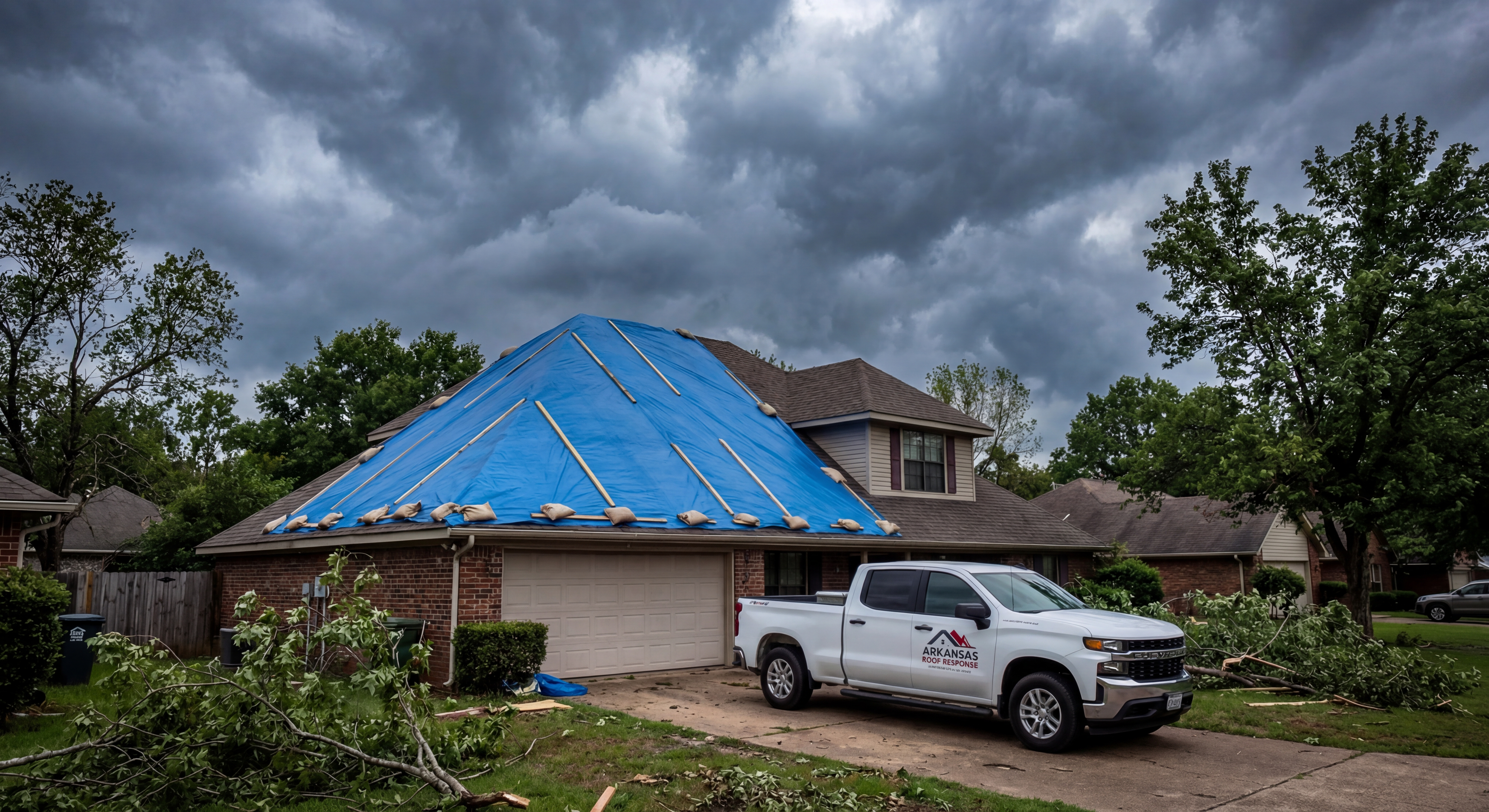 Northeast Arkansas Emergency Tarping crew